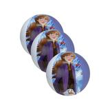 Disney Toys | Disney Frozen Beach Ball Inflatable Anna Elsa Olaf 13.5" 3 Pack Pool Party Favor | Color: Purple | Size: 10 Inch(Es) X 1 Inch(Es)