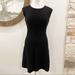 Anthropologie Dresses | Anthropologie Sparrow Kindest Cut Merino Wool Fit And Flare Dress Black Small | Color: Black | Size: S