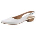 Slingpumps TAMARIS "Trina" Gr. 36 (3,5), weiß Damen Schuhe Riemchenpumps