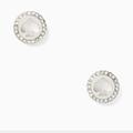 Kate Spade Jewelry | Kate Spade Spot The Spade Pave Halo Spade Studs In Silver | Color: Silver | Size: 0.45” Width