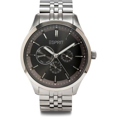 Esprit Herrenuhr Edelstahl grau Herren Image