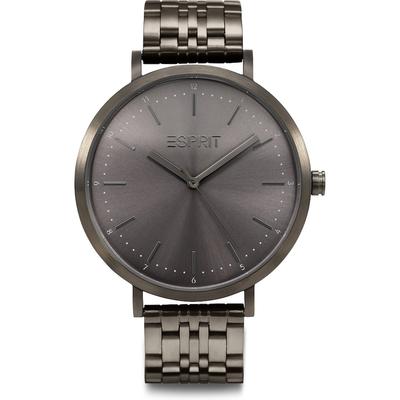 Esprit Herrenuhr Edelstahl grau Herren Image