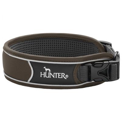 Hunter - Collar Divo - Hundehalsband Gr Halsumfang 25-35 cm - Breite 4,0 cm braun/grau Image