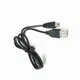 Mini câble USB noir pour manette Sony PS3 fil de charge charge 1m 20 pièces par lot