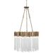 Matrix 18.5" Wide 6-Lt Havana Gold Pendant