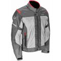 Acerbis Ramsey Vented Veste textile de moto, gris-rouge, taille XL