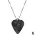 1pcs Guitar Picks-Bass Music Necklace/Earrings Guitar Plectrums Celluloid Pick for Music Lover Pendant Rock Punk Jewelry -0.46 0.71 0.96 1.2mm for Musician N4C8