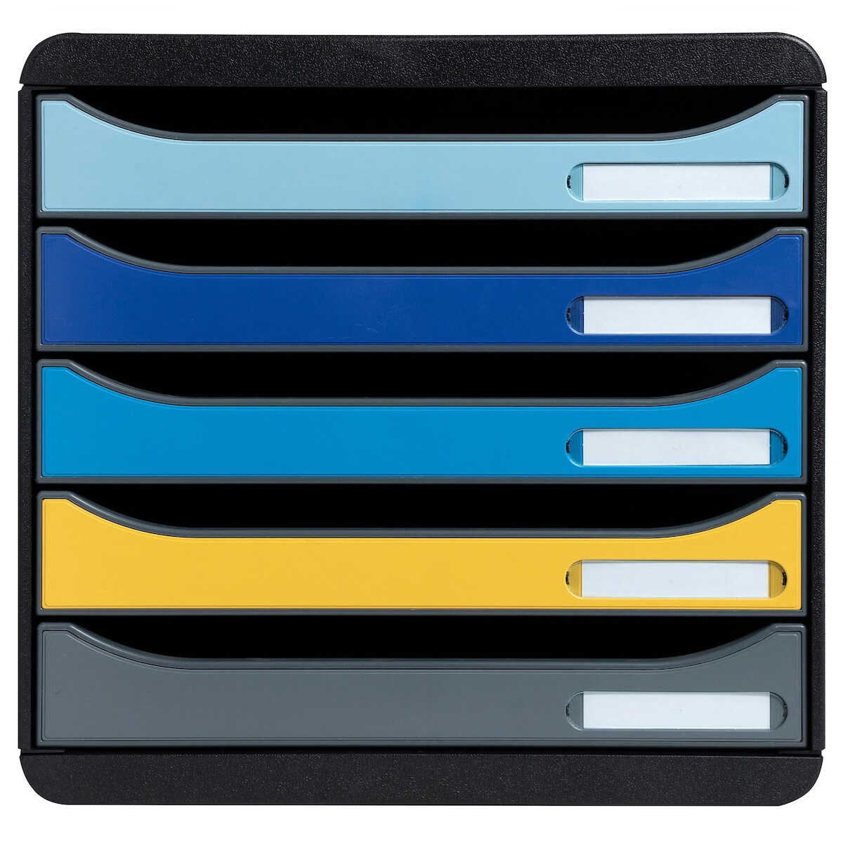 Exacompta 3094202D BEE BLUE, Schubladenbox mit 5 Schubfächern BIG BOX PLUS - Farben sortiert Image