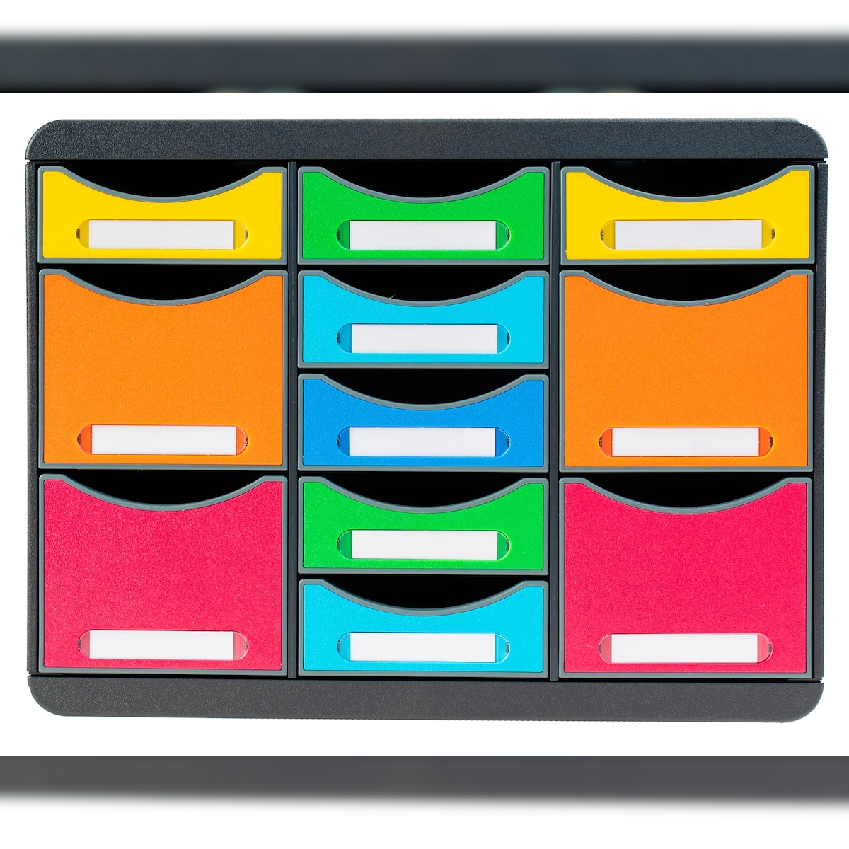 Exacompta 313798D IDERAMA Schubladenbox mit 11 Schubfächern STORE BOX MULTI, 270x355x271 mm - Regenbogen Image