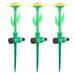 3Pcs Sunflower Nozzle Inserting Ground Garden Watering Drip Irrigation Equipment