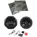 Kicker 46CSC654 6 1/2 Stereo Speakers & HA-SDSK Mat 10x10 Sheets Speaker Kit