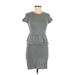 Cut25 Casual Dress - Sheath: Gray Tweed Dresses - Women's Size X-Small