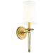 Avery by Z-Lite Rubbed Brass 1 Light Wall Sconce