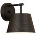 Maddox by Z-Lite Matte Black 1 Light Wall Sconce