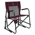 GCI Outdoor Freestyle Rocker Foldable Rocking Camp Chair Maroon