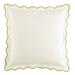 Scalloped Outdoor Pillow Cover - White - 12" x 20" - Ballard Designs - Ballard Designs