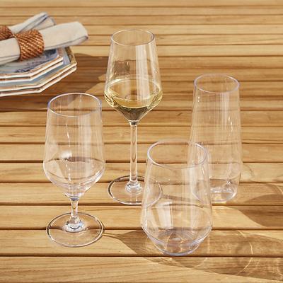 Veranda Outdoor Drinkware - Set of 6 - Stemless Wine - Ballard Designs