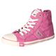 Sneaker MUSTANG SHOES "High-Top-Sneaker, Freizeitschuh" Gr. 40, rosa (rose) Damen Schuhe Skaterschuh Schnürboots Canvassneaker Reißverschlussstiefeletten