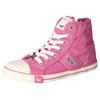 Sneaker MUSTANG SHOES, Damen, Gr. 41, rosa (rose), Textil, Lederimitat, sportlich, Schuhe, High Top-Sneaker, Schnürschuh mit Label in der Laufsohle