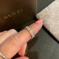 Gucci Jewelry | Gucci 18k White Gold Icon Stardust Ring Size 4.5 Italy Sz 13 .20 Cttw | Color: Gold/Silver | Size: 4.5