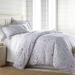 Floral Daydream Mini Comforter Set Gray, King / Cal King, Gray