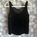 J. Crew Tops | J. Crew Women’s Black Crushed Velvet Swing Tank Top. Size Xxs | Color: Black | Size: Xxs