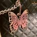 Kate Spade Accessories | Butterfly Kate Spade Leather Butterfly Keychain | Color: Pink | Size: Os