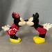 Disney Kitchen | Disney Mickey & Minnie Spice Of Life Painted Ceramic Salt & Pepper Shakers | Color: Black/Red | Size: Os