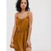 Free People Dresses | Free People Shake It Up Dress Xs Burnt Orange Gold Intimately | Color: Gold/Orange | Size: Xs