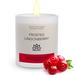 Frosted Lingonberry Soy Wax Candle 10oz - Luxury Natural Ingredients - Handmade In The Usa By Relaxcation Soy in White | 4 H x 4 W x 4 D in | Wayfair