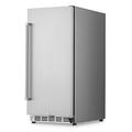 Newair 3.2 Cu. Ft Stainless Steel Built-in Beverage Refrigerator for Home Kitchen, Outdoor Patio in Gray | 34 H x 15 W x 25.5 D in | Wayfair