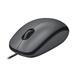 Logitech M100 Corded Mouse - Wired USB Mouse for Computers and Laptops for Right or Left Hand Use Black