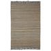 Gray 96 x 60 x 0 in Area Rug - Dakota Fields Bracie Chevron Handmade Flatweave Area Rug in Cotton/Jute & Sisal | 96 H x 60 W x 0 D in | Wayfair