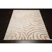 White 144 x 108 x 0.75 in Area Rug - Everly Quinn Philibert Animal Print Handmade Tufted Wool/Silk Area Rug in Beige | Wayfair