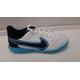 NIKE Jr. Tiempo Legend 9 Club TF Sneaker, White Black Baltic Blue Pink Blast, 28 EU