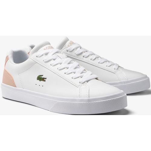 „Sneaker LACOSTE „“LEROND PRO BL 23 1 CFA““ Gr. 39,5, rosa (weiß, rosa) Schuhe Sneaker“