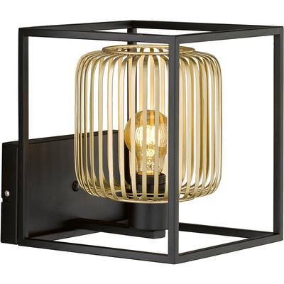 FISCHER & HONSEL Wandleuchte "CAYDO", bunt, H: 25,50cm, Lampen, Moderne, sandschwarze Leuchte-verleiht Deinem Raum etwas Extravaganz Image
