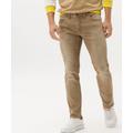 5-Pocket-Jeans BRAX "Style CHUCK" Gr. 34, Länge 30, beige Herren Jeans 5-Pocket-Jeans