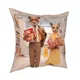 Taie d'oreiller carrée Mr. Fox pour couples housses de coussin de film Wes Unlock décoration