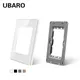 UBARO – prise Standard EU russie allemagne Installation de bricolage avec cadre en verre trempé
