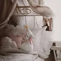 Jouets en peluche de canard de dessin animé pour la décoration de la chambre des enfants tête