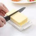 Boîte de rangement de coupe de beurre avec séparateur de couvercle coupe-beurre de réfrigérateur