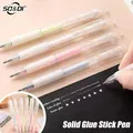 Bâton de colle solide en forme de stylo pour document bonbon stylo à colle ponctuelle à séchage