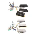 1x JECâblage SFP Kit SSS 514 up Humbucker pour guitares électriques ST