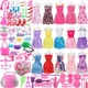 Poupée barbie 18 pouces 105 pièces vêtements chaussures accessoires de collier bijoux jouets