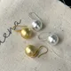 Boucles d'oreilles boule d'or vintage en argent regardé 925 pour femmes boucle d'oreille carillon