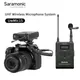 Saramonic – Microphone sans fil à 16 canaux UwMic15 UHF pour PC Mobile DSLR caméra caméscope Canon