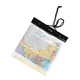 Sacs étanches en PVC transparent avec carte du monde stockage de poudre porte-documents camping