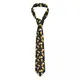 Cravates en polyester pour hommes et femmes motif chope à bière cravate de la présidence mode