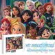 Puzzle en bois Disney pour adultes et enfants réduction de pression dessin animé princesse